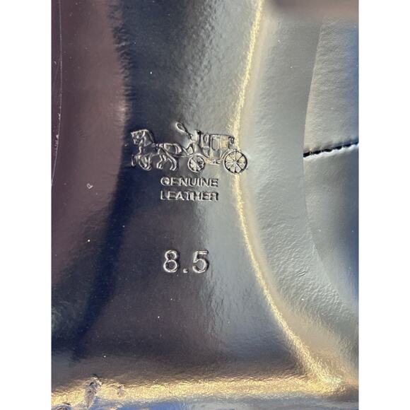 Coach Women's Runway Pump Ballet Flat Black 8.5 B Worn Once - Picture 6 of 7